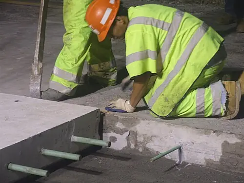 Concrete contractor work